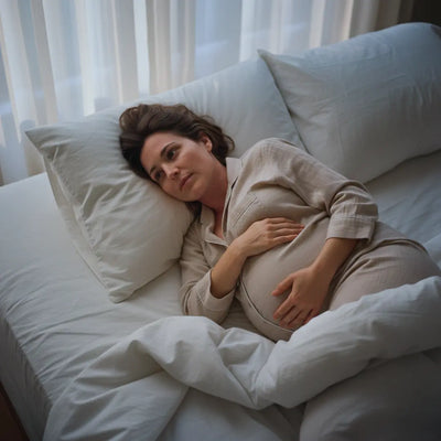 I can't sleep being pregnant.